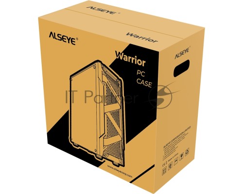 Корпус ALSEYE Warrior-B Mini-ITX/Micro ATX/ATX, USB2.0*2+HD Audio+USB3.0*1, 