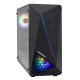 Компьютерный корпус Miditower ExeGate EVO-8225-EVO800 (ATX, БП EVO800RGB с вент. 12см, 2*USB+1*USB3.0, черный, 2 вент. с RGB подсветкой и полоса на передней панели, боковая панель - закаленное стекло)