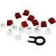 Клавиатура A4Tech Bloody B975P механическая черный USB Multimedia for gamer LED (подставка для запястий) (B975P)