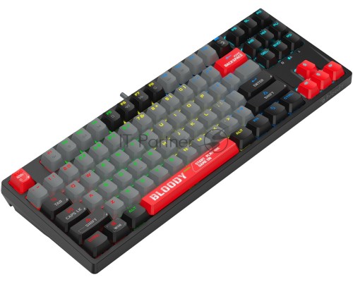 Клавиатура A4Tech Bloody S87 Energy механическая черный/красный USB for gamer LED (S87 USB ENERGY RED)