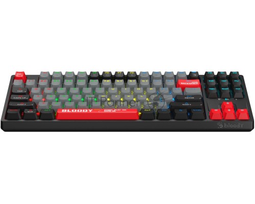 Клавиатура A4Tech Bloody S87 Energy механическая черный/красный USB for gamer LED (S87 USB ENERGY RED)