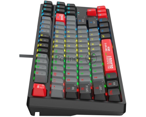 Клавиатура A4Tech Bloody S87 Energy механическая черный/красный USB for gamer LED (S87 USB ENERGY RED)