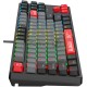 Клавиатура A4Tech Bloody S87 Energy механическая черный/красный USB for gamer LED (S87 USB ENERGY RED)