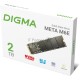 Накопитель SSD Digma PCIe 4.0 x4 2TB DGSM4002TM6ET Meta M6E M.2 2280