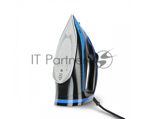 Утюг BQ SI1005 Black-Blue. Мощность 3000 Вт, Резервуар для воды 350 мл, Постоянная подача пара 60 г/мин, Паровой удар 200 г, Керамическое покрытие EasyGlidePRO, Защита от перегрева, Вертикальное отпраивание, LED индикатор, Мерный стакан для воды в компле