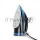 Утюг BQ SI1005 Black-Blue. Мощность 3000 Вт, Резервуар для воды 350 мл, Постоянная подача пара 60 г/мин, Паровой удар 200 г, Керамическое покрытие EasyGlidePRO, Защита от перегрева, Вертикальное отпраивание, LED индикатор, Мерный стакан для воды в компле