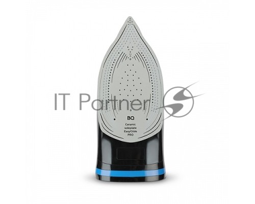 Утюг BQ SI1005 Black-Blue. Мощность 3000 Вт, Резервуар для воды 350 мл, Постоянная подача пара 60 г/мин, Паровой удар 200 г, Керамическое покрытие EasyGlidePRO, Защита от перегрева, Вертикальное отпраивание, LED индикатор, Мерный стакан для воды в компле