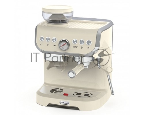 Кофейная станция BQ CM5000 бежевый, исп. кофе - зерновой/молотый, 2 л, 1560 Вт, 15 Бар.