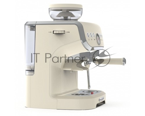 Кофейная станция BQ CM5000 бежевый, исп. кофе - зерновой/молотый, 2 л, 1560 Вт, 15 Бар.