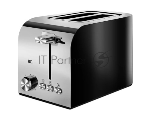 Тостер BQ T2000 Steel-Black, Мощность 850 Вт, 7 степеней поджаривания