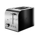 Тостер BQ T2000 Steel-Black, Мощность 850 Вт, 7 степеней поджаривания