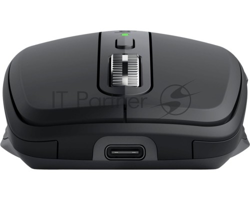 Мышь Logitech MX Anywhere 3 графитовый оптическая (4000dpi) беспроводная BT/Radio USB для ноутбука (5but)