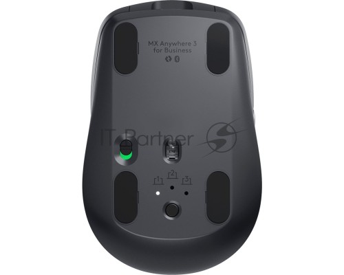 Мышь Logitech MX Anywhere 3 графитовый оптическая (4000dpi) беспроводная BT/Radio USB для ноутбука (5but)