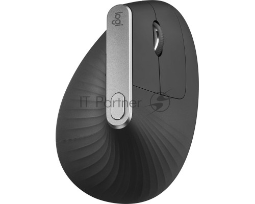 Мышь беспроводная Logitech MX Vertical черный/серебристый, 4000 dpi, радиоканал, Bluetooth, USB, кнопки - 6