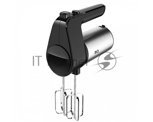 Миксер BQ MX323 Steel-black, Мощность 500 Вт, 6 скоростных режимов, Режим ТУРБО