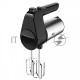 Миксер BQ MX323 Steel-black, Мощность 500 Вт, 6 скоростных режимов, Режим ТУРБО