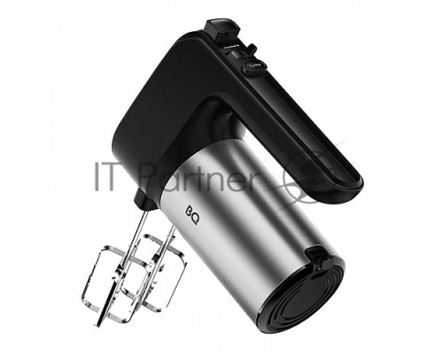 Миксер BQ MX323 Steel-black, Мощность 500 Вт, 6 скоростных режимов, Режим ТУРБО