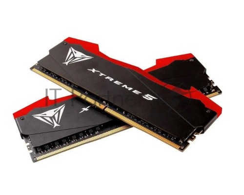 Оперативная память Patriot Viper Xtreme 5 Gaming DDR5 Общий объём памяти 32Гб Module capacity 16Гб Количество 2 7600 МГц Множитель частоты шины 38 1.45 В RGB черный PVX532G76C36K