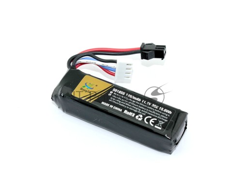 Аккумулятор Li-Pol 11.1V 401855 1400mAh разъем SM