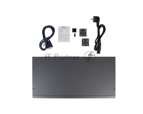 Коммутатор Managed L2 Switch 16x1000Base-T PoE, 2x1000Base-X SFP, 2xCombo 1000Base-T/SFP, PoE Budget 250W, RJ45 Console, 19