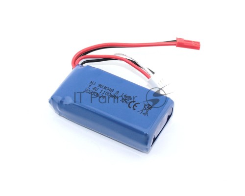Аккумулятор Li-Pol 7.4v 903048 1100mah разъем JST