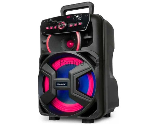 Портативная акустика Blackton Bt PBS2110 Black. Мощность RMS 8 Вт/Батарея 3,7 B, 1800 мAч/ Параметры электропитания 220-240 В,50/60 Гц/ Версия Bluetooth V5,0+BR+EDR+BLE/FM Радио/Зарядное устройства