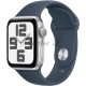 Смарт-часы Apple Watch SE 2023 A2722 40мм OLED корп.серебристый Sport Band разм.брасл.:S/M (MRE13LL/A)