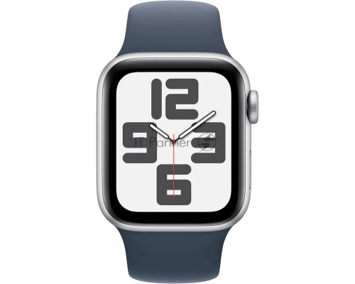 Смарт-часы Apple Watch SE 2023 A2722 40мм OLED корп.серебристый Sport Band разм.брасл.:S/M (MRE13LL/A)