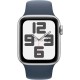 Смарт-часы Apple Watch SE 2023 A2722 40мм OLED корп.серебристый Sport Band разм.брасл.:S/M (MRE13LL/A)