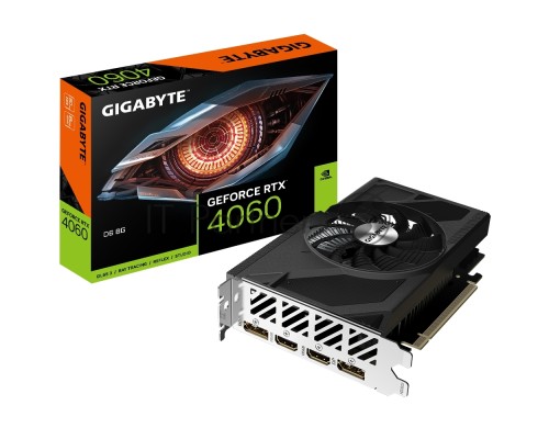 Видеокарта Gigabyte GV-N4060D6-8GD RTX4060 PCI-E 4.0 128bit GDDR6 2460/17000 HDMIx2 DPx2 HDCP Ret