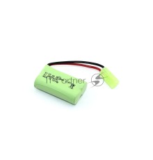 Аккумулятор Ni-Cd  2.4V 1800mah AA Flatpack разъем Tamiya plug