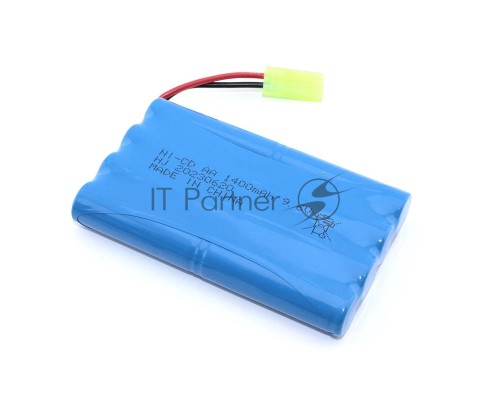 Аккумулятор Ni-Cd 9,6V 1400mAh AA Flatpack разъем Tamiya