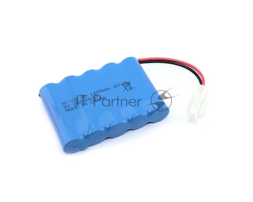 Аккумулятор Ni-Cd 6V 1400 mAh AA Flatpck разъем 5559
