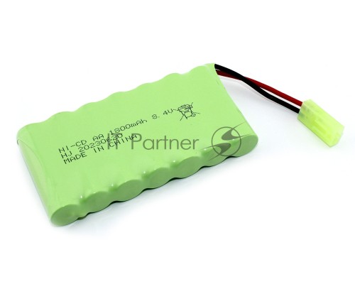 Аккумулятор Ni-Cd 8.4V 1800 mAh AA Flatpck разъем Tamiya