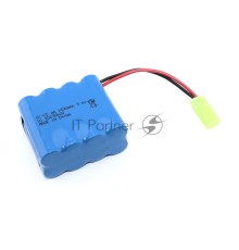 Аккумулятор Ni-Cd 9.6V 1400 mAh AA Row разъем Tamiya (4+4)