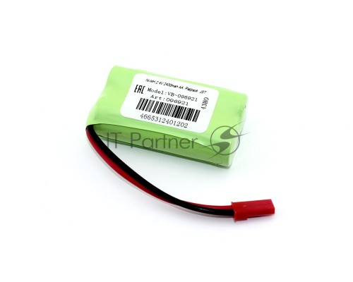 Аккумулятор Ni-MH 2.4V 2400mAh AA Flatpack разъем JST