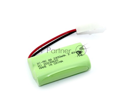 Аккумулятор Ni-MH 2.4V 2400mAh AA Flatpack разъем KET-2P