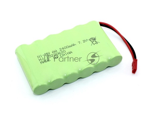 Аккумулятор Ni-Mh 7.2V 2400 mAh AA Flatpack разъем JST