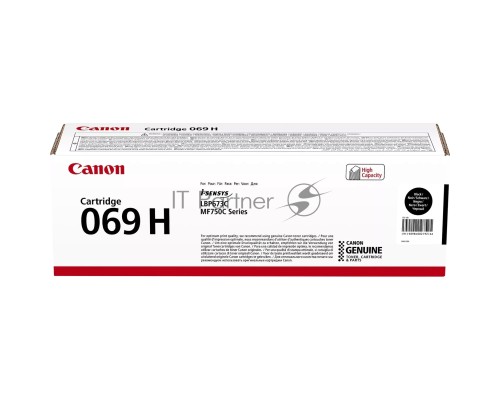 Картридж лазерный Canon 069HBK (5098C002/004) черный (7600 стр.) для Canon MF752Cdw/MF754Cdw, LBP673Cdw