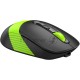 Мышь беспроводная A4Tech Fstyler FG10CS Air черный/зеленый, 2000 dpi, радиоканал, USB, кнопки - 4