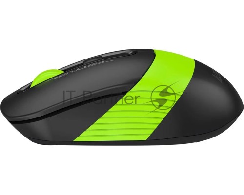 Мышь беспроводная A4Tech Fstyler FG10CS Air черный/зеленый, 2000 dpi, радиоканал, USB, кнопки - 4