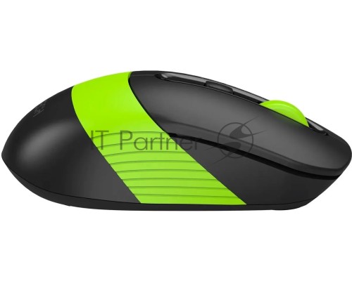 Мышь беспроводная A4Tech Fstyler FG10CS Air черный/зеленый, 2000 dpi, радиоканал, USB, кнопки - 4