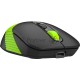 Мышь беспроводная A4Tech Fstyler FG10CS Air черный/зеленый, 2000 dpi, радиоканал, USB, кнопки - 4