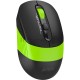 Мышь беспроводная A4Tech Fstyler FG10CS Air черный/зеленый, 2000 dpi, радиоканал, USB, кнопки - 4