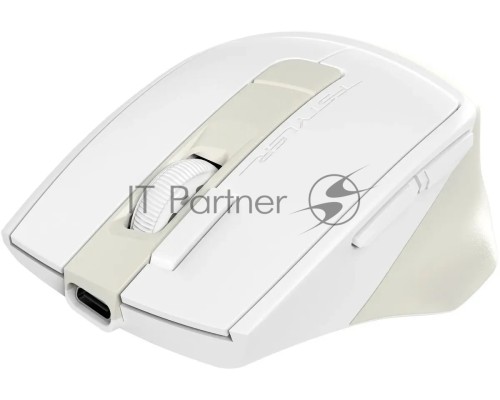Мышь беспроводная A4Tech Fstyler FB45CS Air бежевый, 2000 dpi, радиоканал, Bluetooth, USB, кнопки - 7