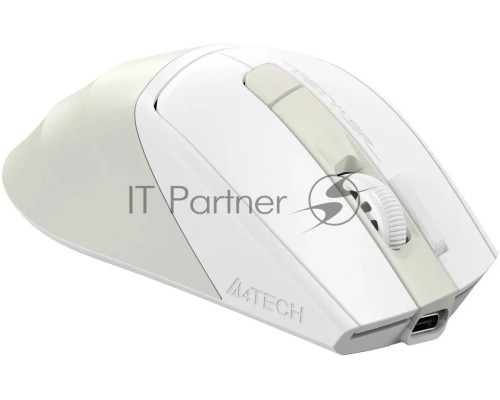 Мышь беспроводная A4Tech Fstyler FB45CS Air бежевый, 2000 dpi, радиоканал, Bluetooth, USB, кнопки - 7