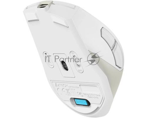 Мышь беспроводная A4Tech Fstyler FB45CS Air бежевый, 2000 dpi, радиоканал, Bluetooth, USB, кнопки - 7