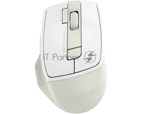 Мышь беспроводная A4Tech Fstyler FB45CS Air бежевый, 2000 dpi, радиоканал, Bluetooth, USB, кнопки - 7