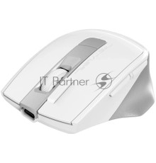 Мышь беспроводная A4Tech Fstyler FB45CS Air белый/серебристый, 2000 dpi, радиоканал, Bluetooth, USB, кнопки - 7