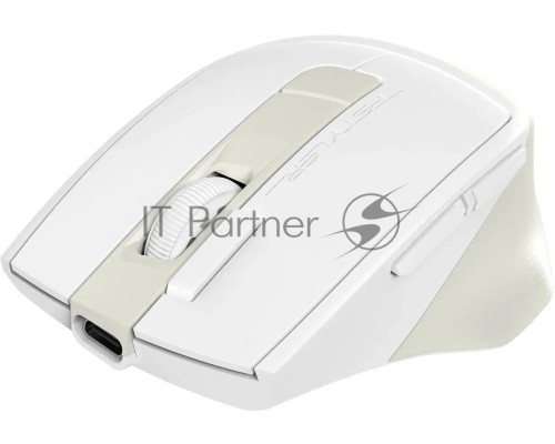 Мышь A4Tech Fstyler FG45CS Air бежевый оптическая (2000dpi) silent беспроводная USB для ноутбука (7but)